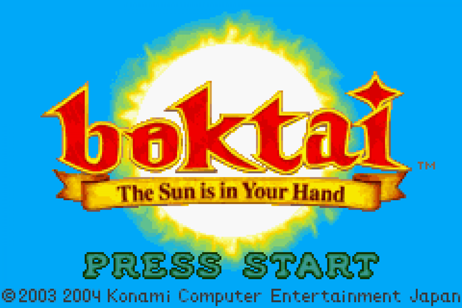 Boktai - The Sun Is in Your Hand